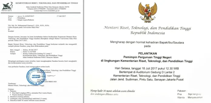 Rektor_UHO_dilantik Besok, Muhammad Zamrun Resmi Dilantik Jadi Rektor UHO