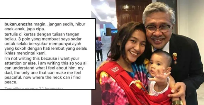 Tiga Pesan Nur Alam untuk Si Bungsu Enozha yang Mengharukan