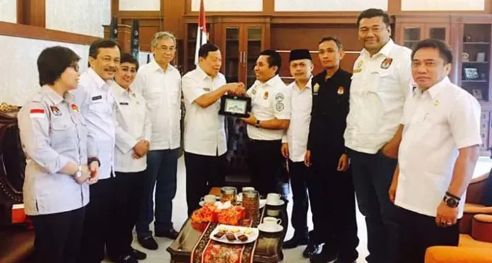 Dihadapan Plt Gubernur, KPU Sultra Laporkan Persiapan Pilgub