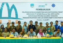 Antam-BLK Sultra Gelar Pelatihan Berbasis Kompetensi Kejuruan Las Karbid di Kecamatan Pomalaa Antam-BLK Sultra Gelar Pelatihan Berbasis Kompetensi Kejuruan Las Karbid di Kecamatan Pomalaa