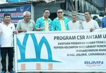Sinergi dengan Pemda Kolaka, CSR Antam Bangun Rumah Layak Huni Sinergi dengan Pemda Kolaka, CSR Antam Bangun Rumah Layak Huni