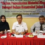 Balitbang Sultra Gelar FGD Pemanfaatan Material Slag Nikel Sebagai Bahan Konstruksi Jalan Balitbang Sultra Gelar FGD Pemanfaatan Material Slag Nikel Sebagai Bahan Konstruksi Jalan
