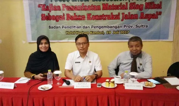 balitbang1 Balitbang Sultra Gelar FGD Pemanfaatan Material Slag Nikel Sebagai Bahan Konstruksi Jalan