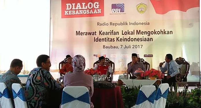 Rawat Kearifan Lokal, Pemkot Baubau dan RRI Gelar Dialog Kebangsaan