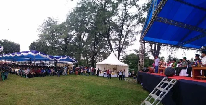 2.300 Warga Cia-cia Sambut Saleh Lasata Saat Halal Bihalal di Baubau