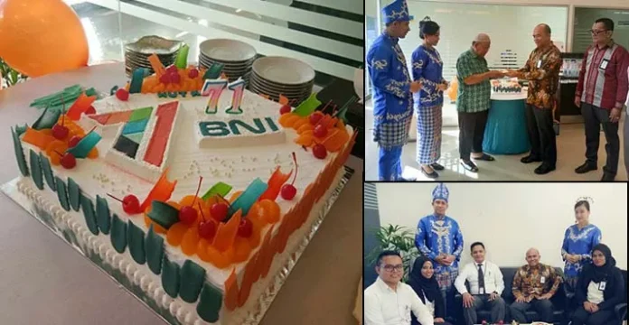HUT ke-71, BNI Kendari Upaya Semua Target Tercapai Sebelum Tutup Tahun