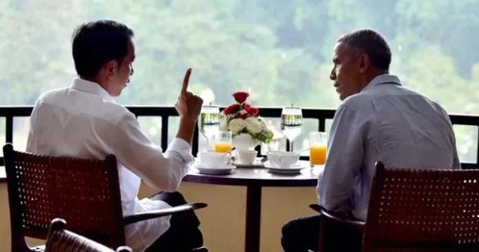Presiden Jokowi Sambut Obama dengan Bakso dan Teh Hangat