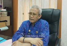 Lantik 209 Eselon III dan IV, Ini Pesan Sekda Sultra Sekretaris Daerah (Sekda) Provinsi Sulawesi Tenggara (Sultra) Lukman Abunawas