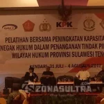 164 Penegak Hukum di Sultra Ikuti Pelatihan KPK 164 Penegak Hukum di Sultra Ikuti Pelatihan KPK