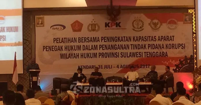 164 Penegak Hukum di Sultra Ikuti Pelatihan KPK