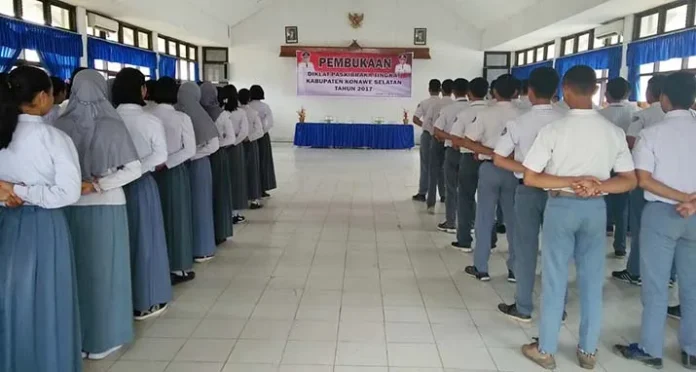 Resmi Buka Diklat Paskibraka, Ini Pesan Asisten I Pemkab Konsel