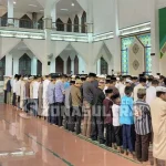 Salat Subuh Berjamaah ASN Pemprov Sultra di Masjid Agung Sepi Salat Subuh Berjamaah ASN Pemprov Sultra di Masjid Agung Sepi