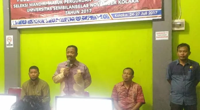 ujian_usn 300 Calon Maba ikut Ujian CBT Seleksi Mandiri di USN Kolaka