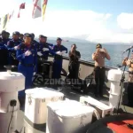 Tabur Bunga di Perairan Bungku Toko, Ini Harapan Kapolda Sultra Tabur Bunga di Perairan Bungku Toko, Ini Harapan Kapolda Sultra