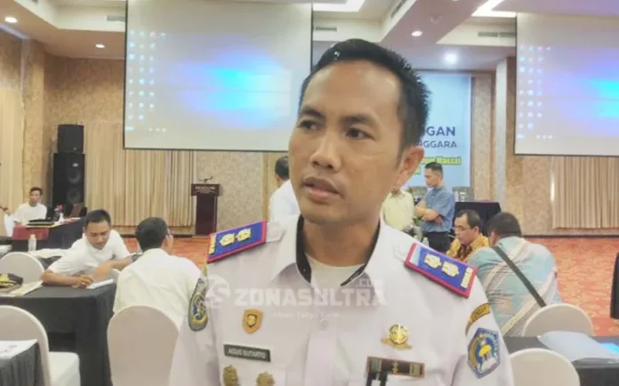 Kepala Bidang (Kabid) Perhubungan Darat Agus Sutarto