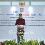 Awal Tahun E-KTP Seluruh Indonesia Dipastikan Selesai MENDAGRI - Tjahjo Kumolo di Palza UOB, Thamrin Jakarta Pusat, Senin (7/8/2017). (Rizki Arifiani/ZONASULTRA.COM)