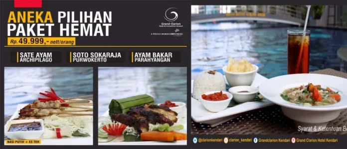 Hotel Grand Clarion Kendari Kembali Hadirkan Menu Spesial