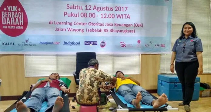 Gandeng OJK, IDX Gelar Donor Darah