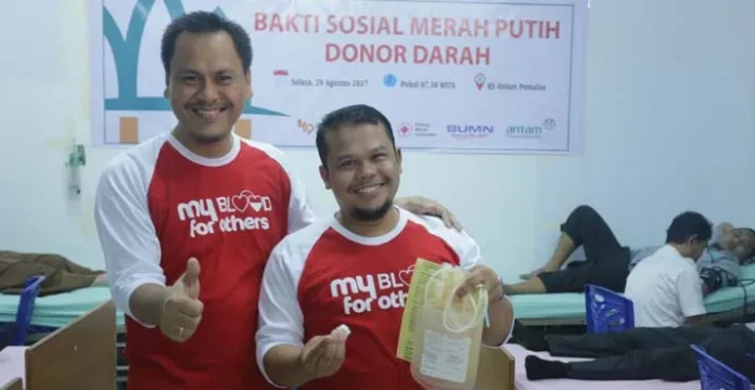 Gelar Bakti Sosial Donor Darah, PT Antam UBPN Sultra Gandeng PMI