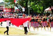 Drama Kolosal Merebut Kemerdekaan Iringi Upacara HUT RI di Butur Drama Kolosal Merebut Kemerdekaan Iringi Upacara HUT RI di Butur