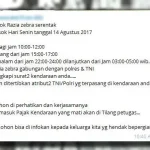 Operasi Zebra yang Beredar di Sosmed Hoax Operasi Zebra yang Beredar di Sosmed Hoax