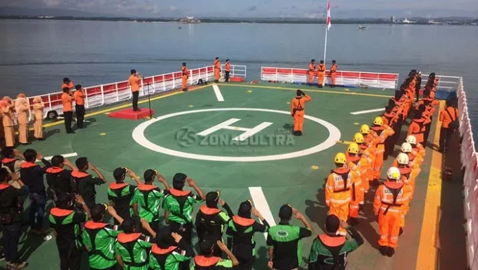 hut_ri_basarnas Peringati HUT RI ke-72, SAR Kendari Pilih Laksanakan Upacara di Teluk Kendari