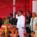 Upacara HUT RI ke 72, Bupati Konawe Pamit Pada Warganya Upacara HUT RI ke 72, Bupati Konawe Pamit Pada Warganya