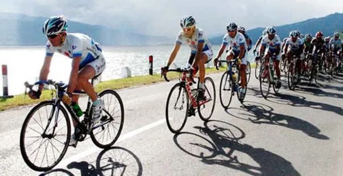 ilustrasi balap sepedaa