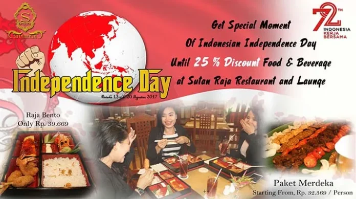 Promo Raja Bento dan Merdeka di Sutan Raja Hotel Kolaka, Nikmati Menu Makanan Mewah Harga Murah