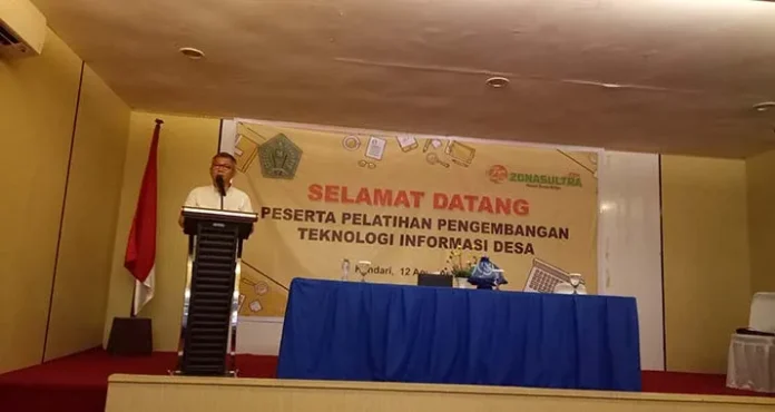 72 Kades di Konawe Diajari Buat Website dan Aplikasi Pasar Digital