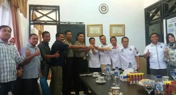 Koordinasi Pengamanan Pilkada, KPUD Konawe Sambangi Mapolres Konawe