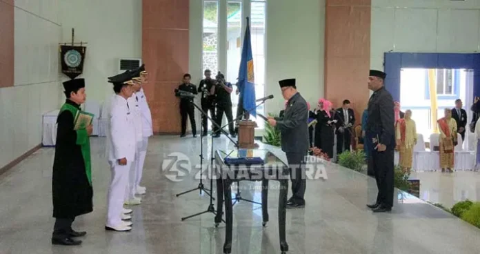 Dua Bupati Resmi Dilantik Saleh Lasata