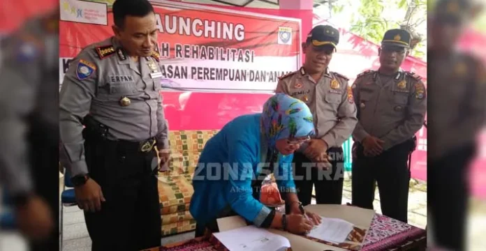 Gandeng Polres Kendari, RPS Launching Rumah Rehabilitasi Korban Kekerasan