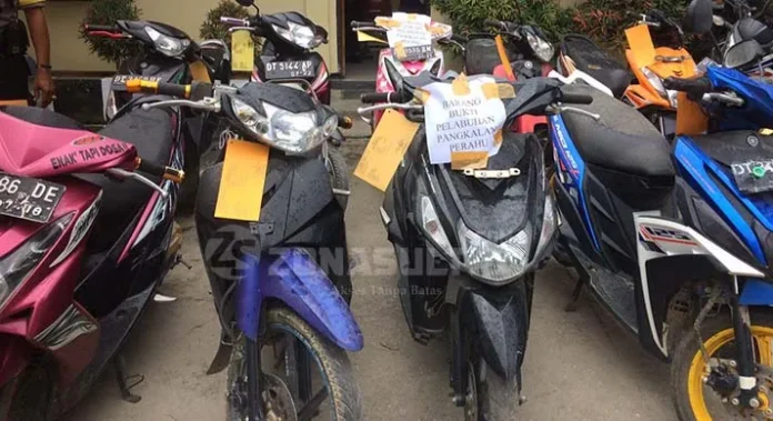 motor_antar_pulau Polsek KP3 Amankan 24 Motor Selundupan Antar Pulau
