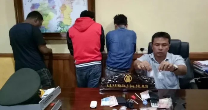 Diduga Edarkan Narkoba, 3 Warga Baubau Ditangkap Aparat Polres Muna