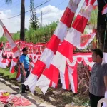 Sepi Pembeli, Pedagang Bendera Merah Putih di Kendari Mengaku Rugi Sepi Pembeli, Pedagang Bendera Merah Putih di Kendari Mengaku Rugi