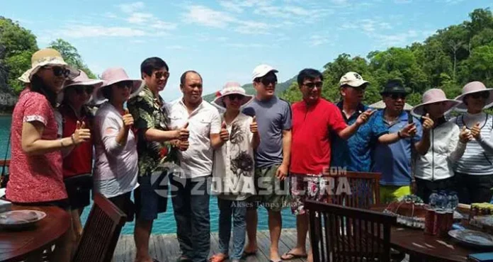 Kunjungi Pulau Labengki, Presiden PT MBG Puji Keindahan Alam Konut