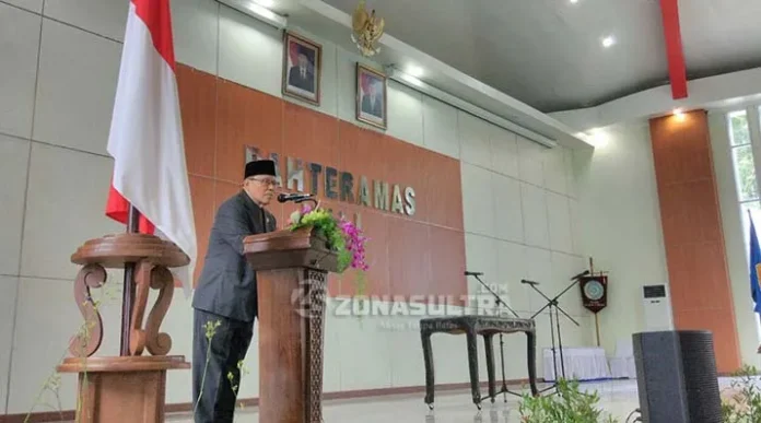 Pelaksana tugas (Plt) Gubenur Provinsi Sulawesi Tenggara (Sultra) Saleh Lasata