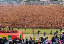 Pecahkan Rekor MURI, 12.262 Orang Menarikan Tari Saman di Gayo Leus Pecahkan Rekor MURI, 12.262 Orang Menarikan Tari Saman di Gayo Leus