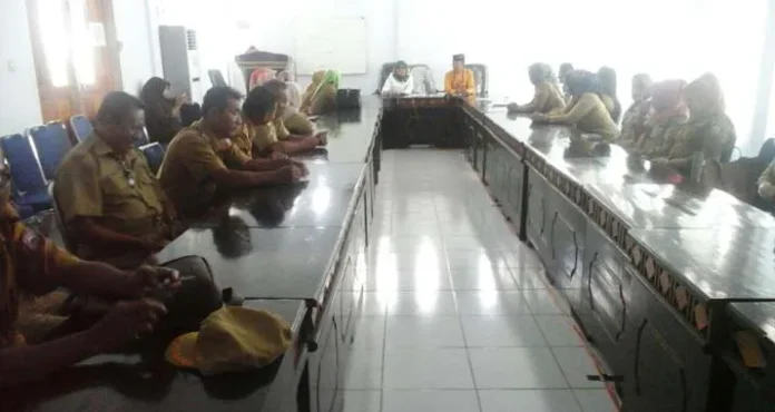Lomba Kebersihan Antar OPD Di Butur Berhadiah Sapu Dan Ikan Kering