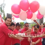 HUT RI 72, Telkomsel Kendari Gelar Fun-Walk Merah Putih HUT RI 72, Telkomsel Kendari Gelar Fun-Walk Merah Putih