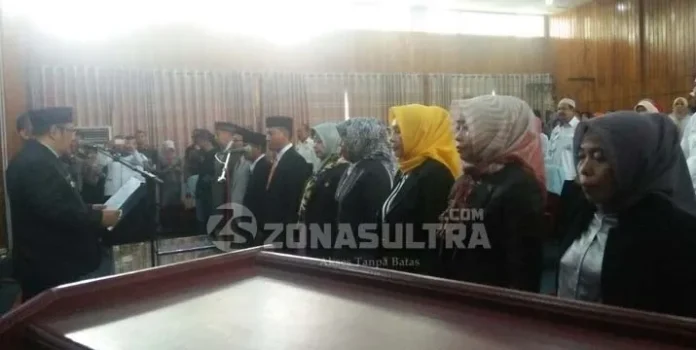 Pelantikan_kendari Berikut 9 Pejabat Pemkot Kendari yang Dilantik Asrun