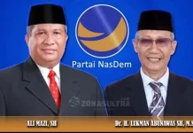 DPP Nasdem Resmi Rekomendasikan Ali Mazi-Lukman Maju Pilgub Ali Mazi - Lukman Abunawas, pilgub sultra