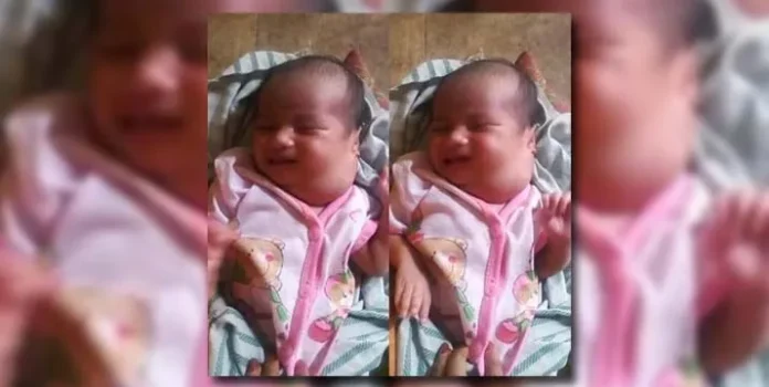 Asifaa, bayi berusia tiga bulan asal kabupaten Wakatobi ini membutuhkan bantuan dana untuk membiayai perawatan medis akibat tumor di lehernya. (ISTIMEWA)