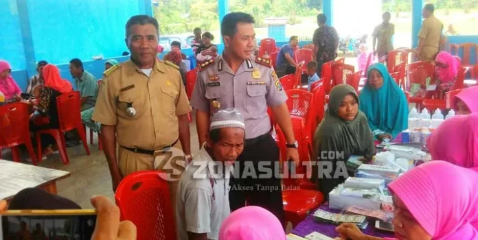 Dekatkan Diri Dengan Masyarakat, Polres Muna Gelar Pengobatan Gratis