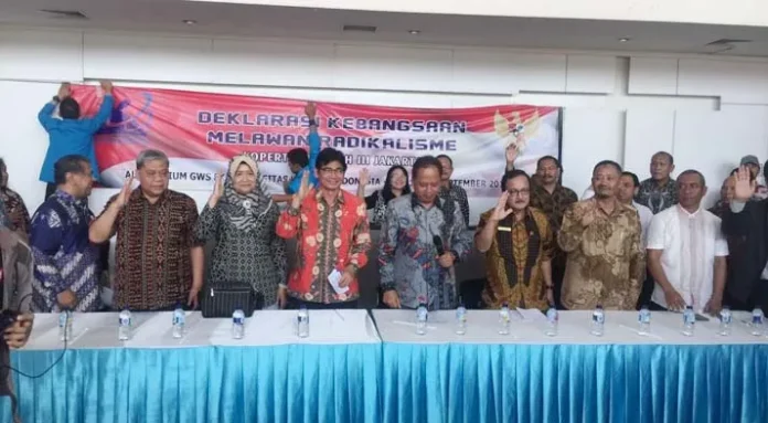 Jadi Narasumber, Rektor USN Dampingi Menristek Dikti Deklarasi Lawan Radikalisme bersama 330 Pimpinan PTS Lainnya