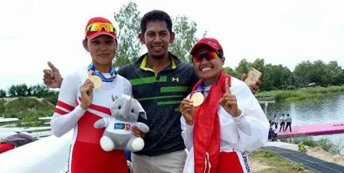Dua Pedayung Sultra Sumbang Emas di Kejuaraan Dayung Asia