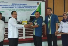 Pemkab Konsel Pastikan 1.200 Pegawai Non ASN Terdaftar di BPJS Ketenagakerjaan Pemkab Konsel Pastikan 1.200 Pegawai Non ASN Terdaftar di BPJS Ketenagakerjaan