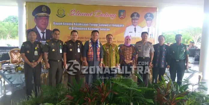 Dikunjungi Kajati Sultra, Bupati Konsel Harapkan Kerja Sama yang Baik