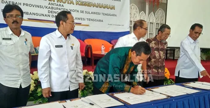 Implementasi Transaksi Non Tunai, Bank Sultra MoU Pemda